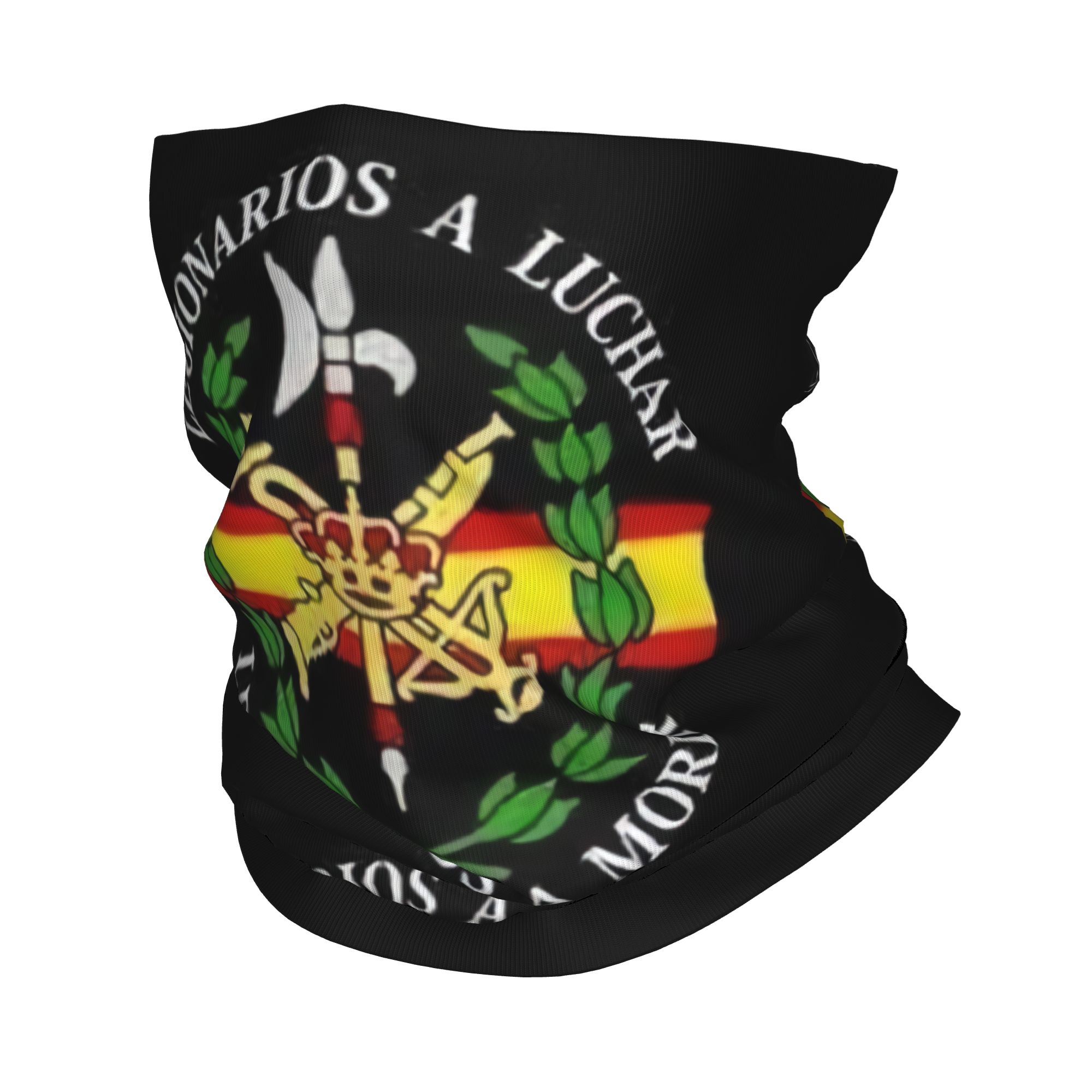 Neck Gaiter Face Cover - Custom Spanish Legion Bandana Neck Gaiter