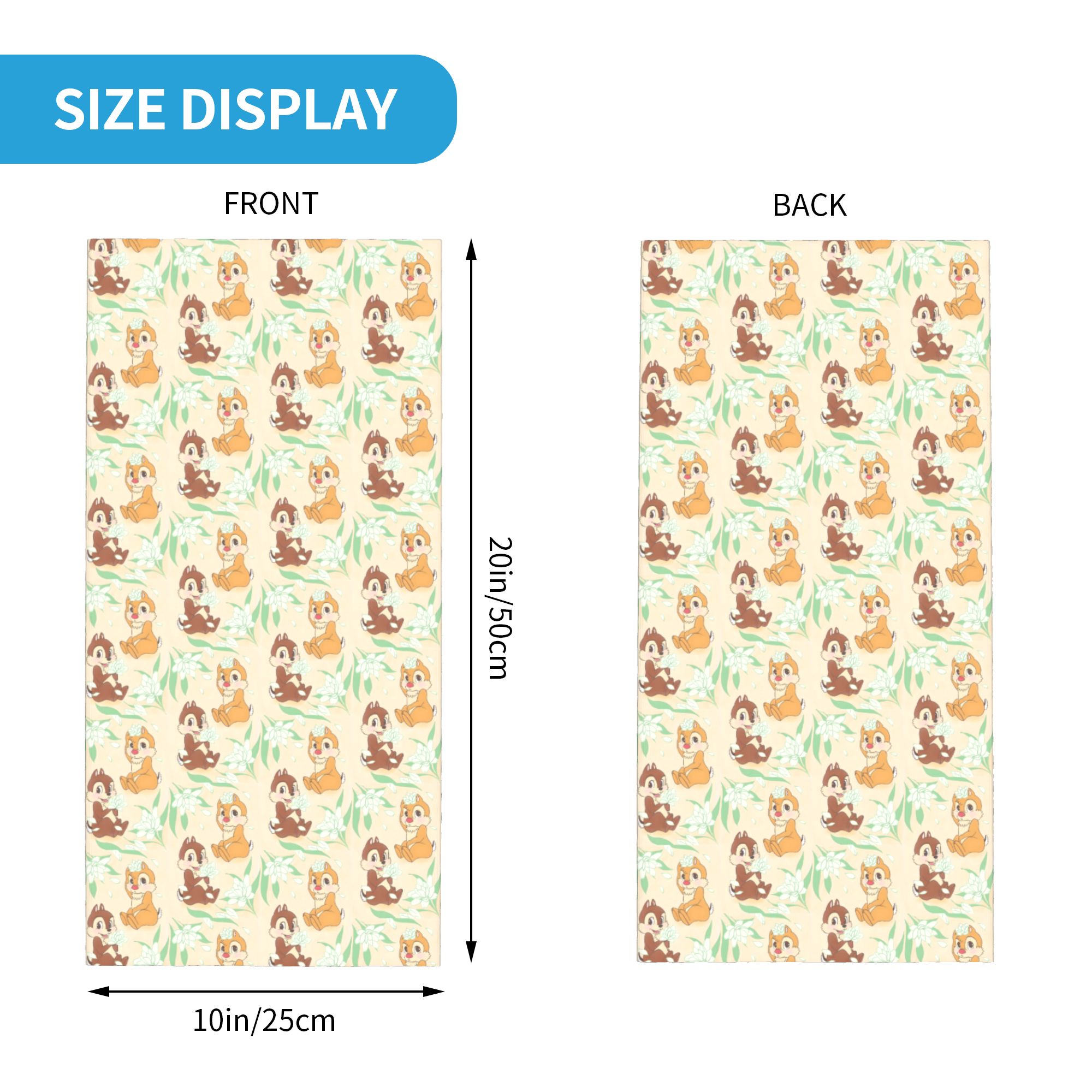 Custom Cute C-Chip And D-Dale  - đánh giá và giá Neck Gaiter Face Cover