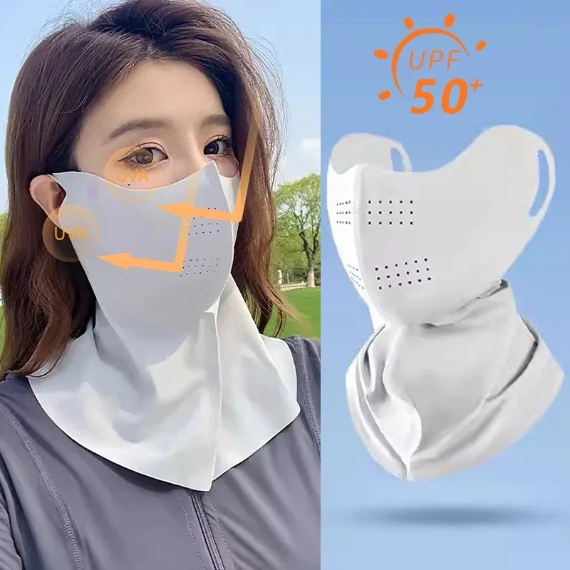 UV Protection Ice Silk Face Ma - đánh giá và giá Sports Mask Breathable