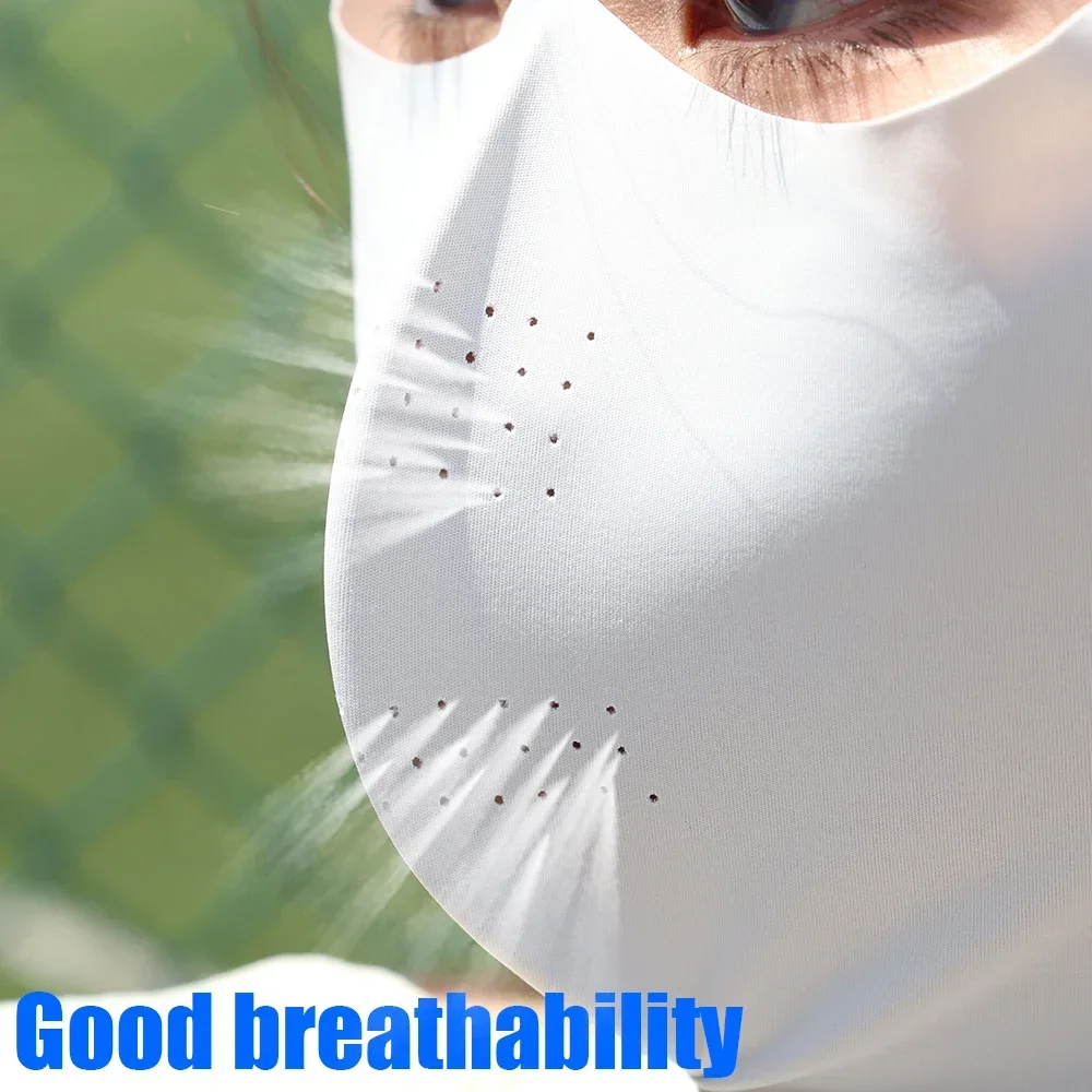 UV Protection Ice Silk Face Ma - đánh giá và giá Sports Mask Breathable
